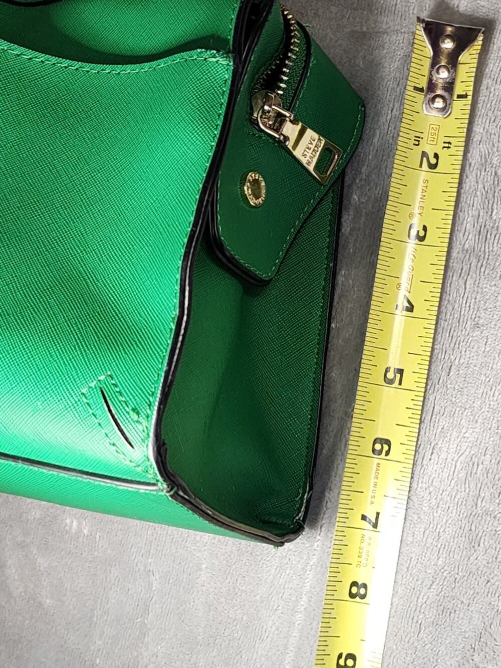 GUC Women's Steve Madden Kelly Green satchel crossbody bag - Picture 16 of 16